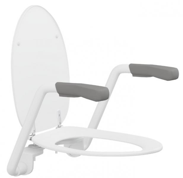 Pressalit TMA 1 armst&oslash;tte inkl. s&aelig;de til montering p&aring; toilet