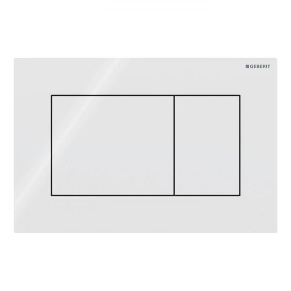 Geberit Sigma 01 Square betjeningsplade - Hvid