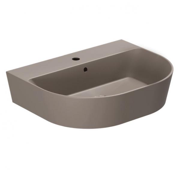 Lavabo Forma 65 h&aring;ndvask t/v&aelig;g eller m&oslash;bel - 1 hanehul - Taupe