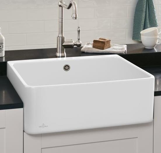 V&B Farmhouse 60 keramisk k&oslash;kkenvask - C+