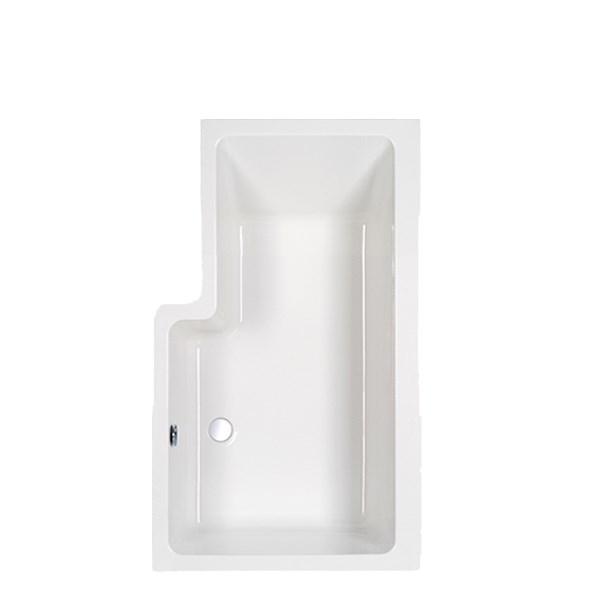 Str&oslash;mberg Quantum badekar t/brus - 150 x 70/85 - H&oslash;jre - 1 rygl&aelig;n