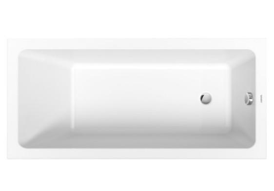 Duravit No.1 badekar t/indbygning - 150 x 70 - 1 rygl&aelig;n