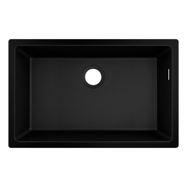 hansgrohe S510-U660 k&oslash;kkenvask i komposit - Graphite black
