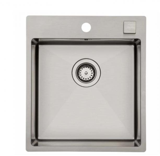 Lavabo Kubus 441 soft k&oslash;kkenvask 440x500 mm - m/Auto strainer