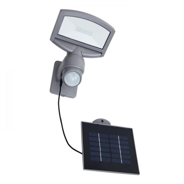 Lutec Solar Sunshine udendørslampe m/PIR-sensor og solceller - Grå Lutec Solar Sunshine udendørslampe m/PIR-sensor og solceller - Grå