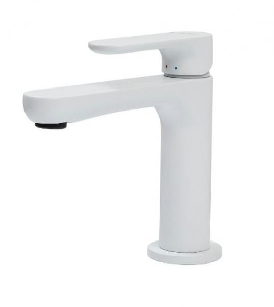 Cass&oslash;e Newform Linfa 2 h&aring;ndvaskarmatur - Mat hvid