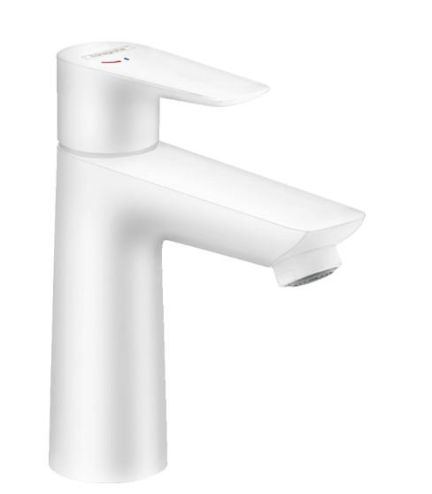 Hansgrohe Talis E 110 h&aring;ndvaskarmatur m/CoolStart - Mat hvid