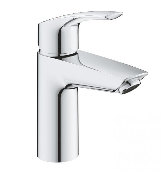 Grohe Eurosmart S h&aring;ndvaskarmatur m/push open bundventil og WaterSaving - Krom