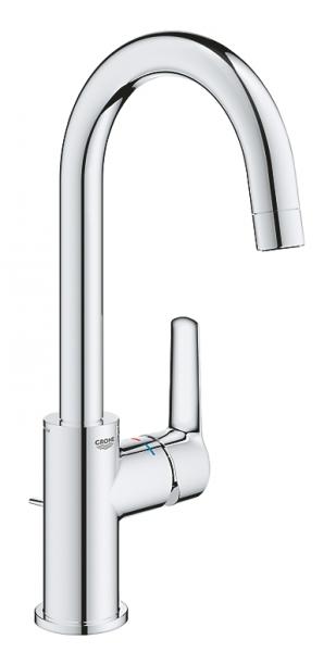 Grohe Start h&aring;ndvaskarmatur L m/bundventil - Krom