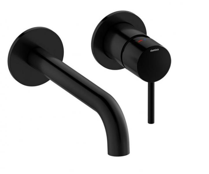 Damixa Osier armatur til indbygning i v&aelig;g - Mat sort