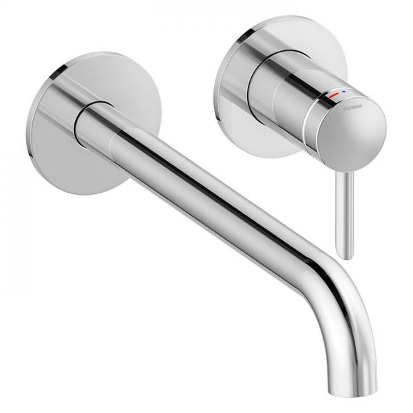 Damixa Iris h&aring;ndvaskarmatur til indbygning m/Koldstart - 250 mm - Krom