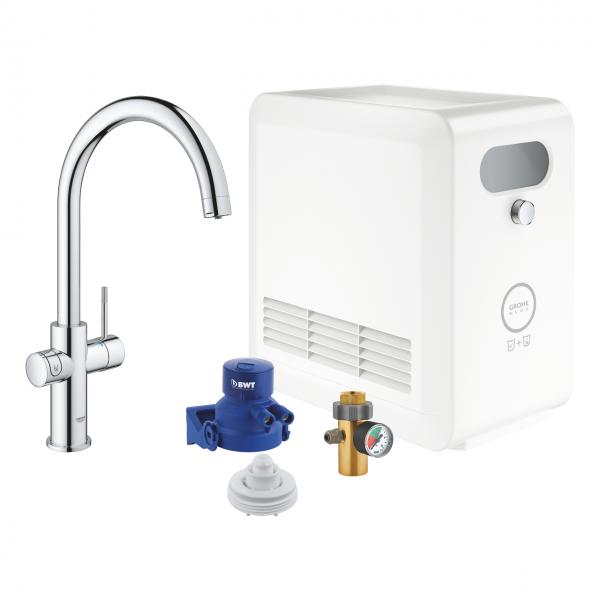 Grohe Blue Professional k&oslash;kkenbatteri m/C-tud - Krom
