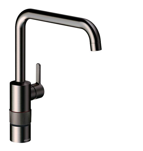 Damixa Silhouet Instant kogende k&oslash;kkenarmatur - B&oslash;rstet grafitgr&aring;