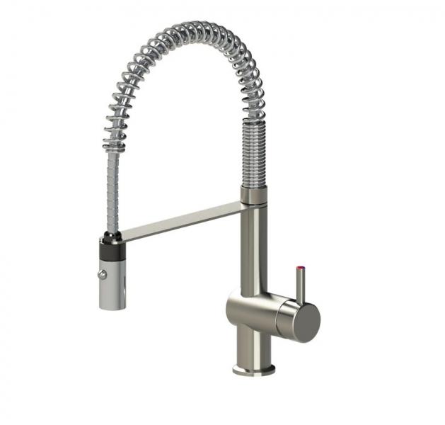 Kriss Skandi semi-pro køkkenarmatur - Rustfrit stål Kriss Skandi semi-pro køkkenarmatur - Rustfrit stål