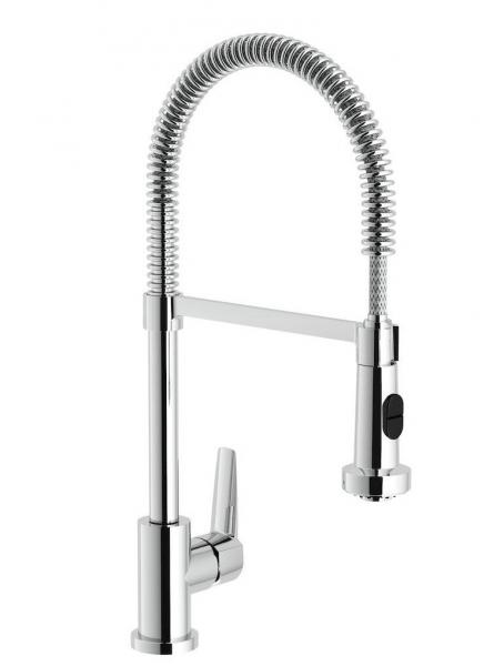 Nobili Mood køkkenarmatur m/C-tud og udtræksbruser Nobili Mood køkkenarmatur m/C-tud og udtræksbruser