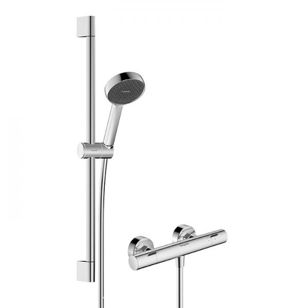 hansgrohe Activera Select S 95 komplet brusesystem 2jet m/EcoSmart - Krom