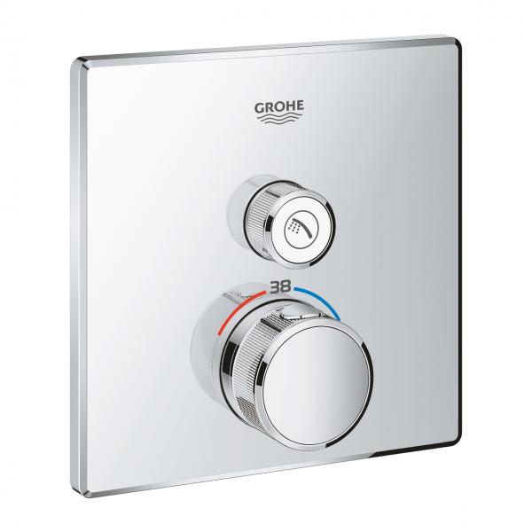 Grohe SmartControl indbygningsarmatur m/en udgang - Krom Grohe SmartControl indbygningsarmatur m/en udgang - Krom