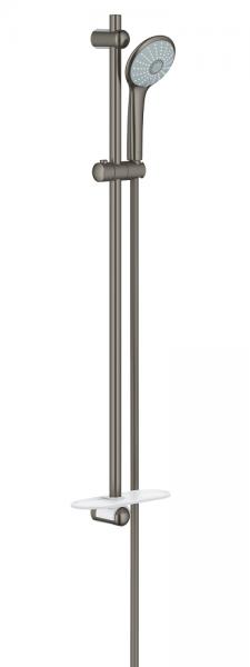 Grohe Euphoria 110 bruses&aelig;t 3 sprays - B&oslash;rstet hard graphite