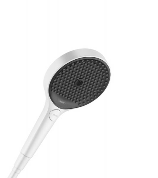 Hansgrohe Rainfinity 130 h&aring;ndbruser 3jet - Mat hvid