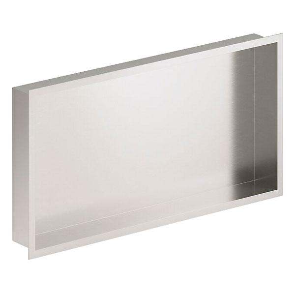 Damixa Zen badeværelseshylde til indbygning - Rektangulær - Steel Damixa Zen badeværelseshylde til indbygning - Rektangulær - Steel
