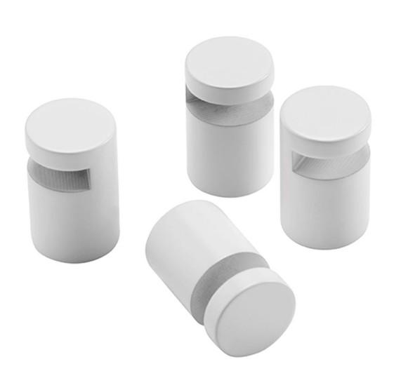 Pressalit spejlbeslag - S&aelig;t &aacute; 4 stk - Mat Hvid