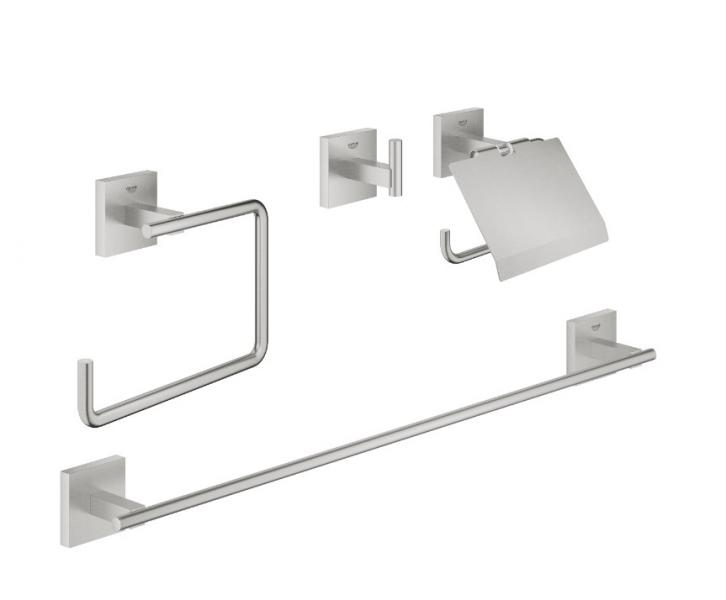 Grohe Start Cube tilbeh&oslash;rss&aelig;t 4 i 1 - Supersteel