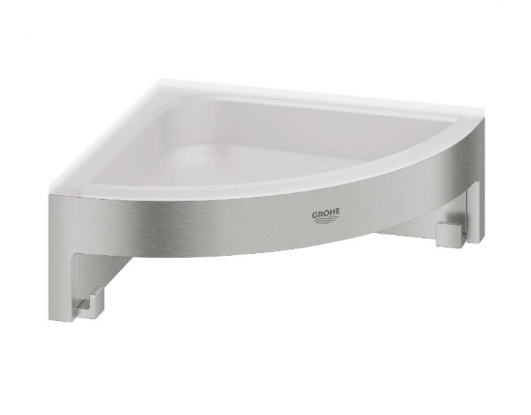 Grohe Start Cube brusekurv til hj&oslash;rne - Supersteel