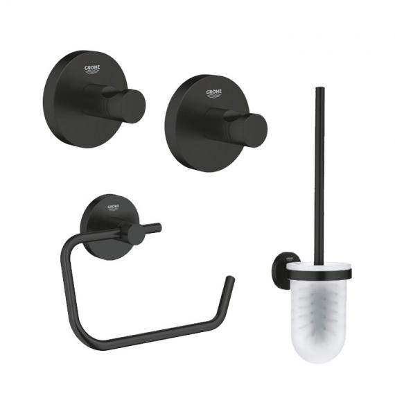 Grohe Start tilbeh&oslash;r til bad - Mat sort