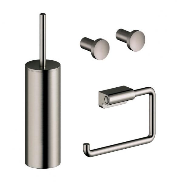 Damixa Zen tilbeh&oslash;rspakke til badev&aelig;relset - B&oslash;rstet gunmetal