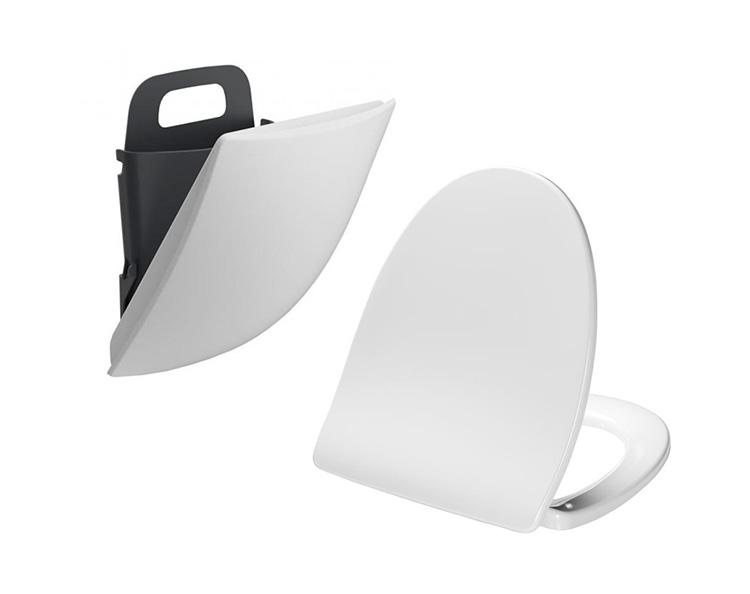 Pressalit v&aelig;gspand og Sign 624 toilets&aelig;de m/softclose og lift off