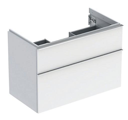 Geberit Icon 90 vaskeskab - Hvid h&oslash;jglans