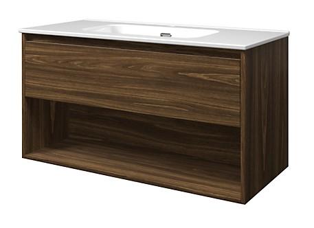 Sanibell Proline m&oslash;bels&aelig;t 100 m/integrerede greb og &aring;ben hylde - Cabana eg