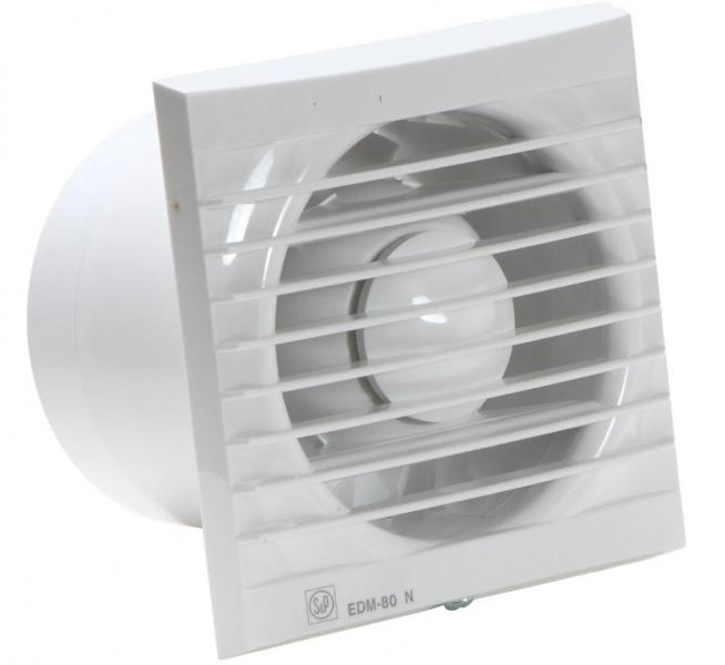 Thermex EDM 80 badev&aelig;relsesventilator (standard model) 230V, hvid