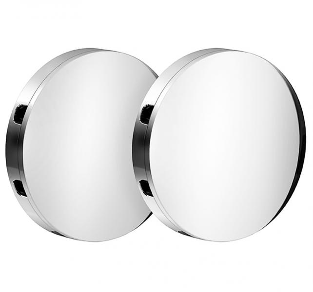 Beslagsboden l&oslash;se beslag til selvkl&aelig;bende brusekurv - Krom