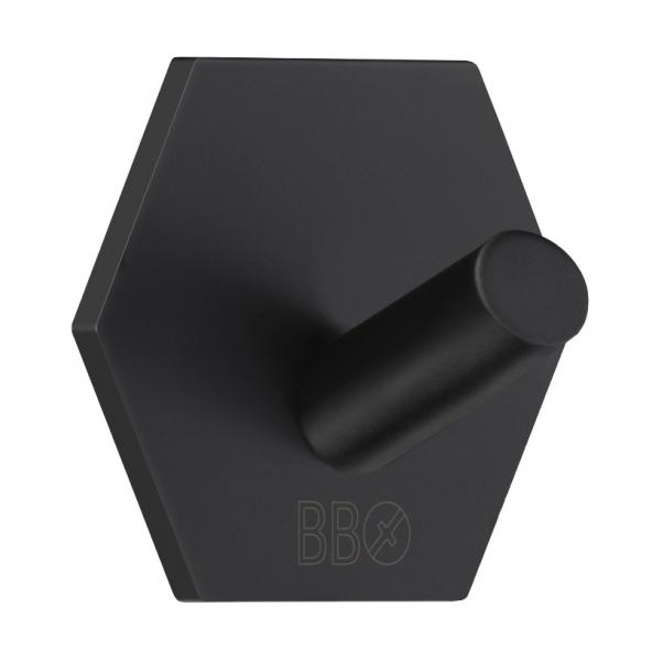 Beslagsboden selvkl&aelig;bende h&aring;ndkl&aelig;dekrog - Hexagon - Mat sort