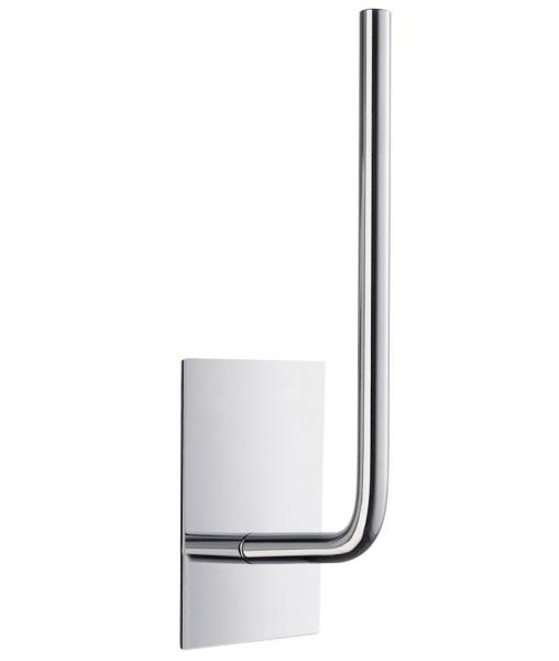 Beslagsboden selvkl&aelig;bende reservepapirholder - Krom