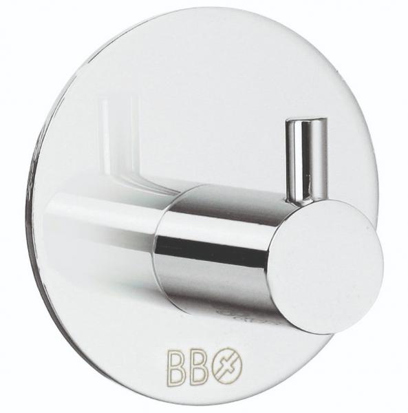 Beslagsboden selvkl&aelig;bende h&aring;ndkl&aelig;dekrog m/tap - Rund - Krom