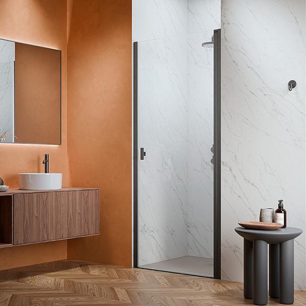 Strømberg Noma 20 nichedør 800mm - Højre - Gunmetal Strømberg Noma 20 nichedør 800mm - Højre - Gunmetal