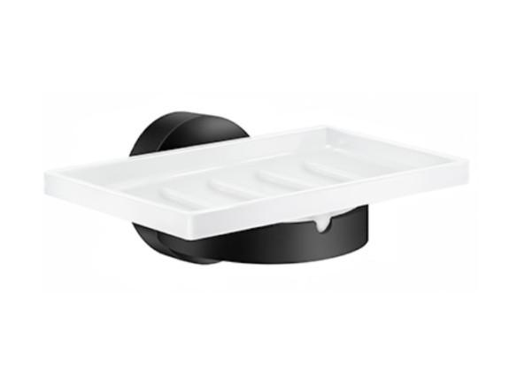 Smedbo Home s&aelig;besk&aring;l til v&aelig;g - Mat sort/porcel&aelig;n