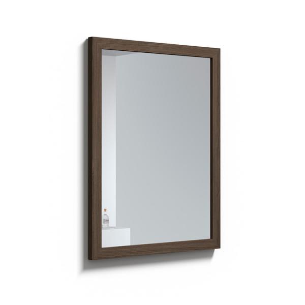 Str&oslash;mberg Rustic spejl m/ramme i massiv eg 60 x 80 - M&oslash;rk