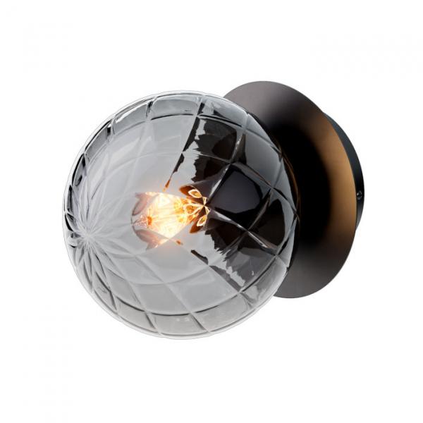 Cassøe Muro væglampe m/mørktonet glas - Mat sort Cassøe Muro væglampe m/mørktonet glas - Mat sort