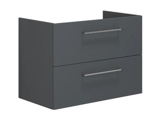 Dansani Mido+ 80 vaskeskab m/skuffer - Gr&aring; mat