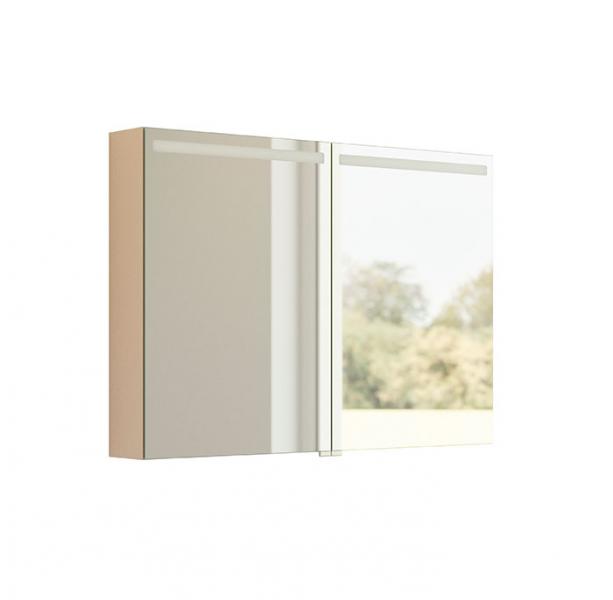 Sandfarvet spejlskab Dansani Mido+ Top Sandfarvet spejlskab Dansani Mido+ Top