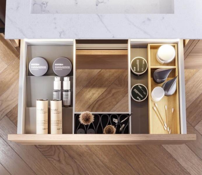 Dansani Luna indretning til &oslash;verste skuffe 60/80*35