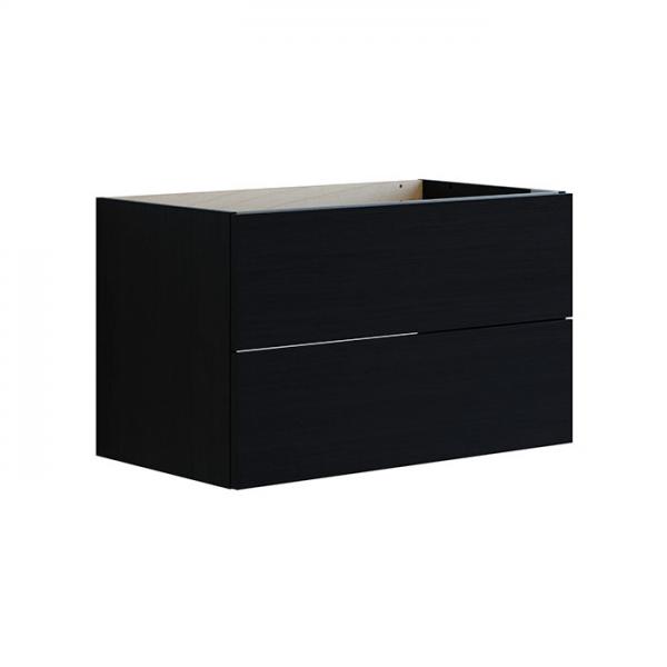 Dansani Luna Urban v&aelig;gskab 80x48 - Sort eg