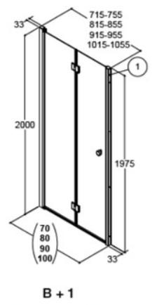 Dansani Match Anslagsliste model 1 til model A,B,C - Mat sort