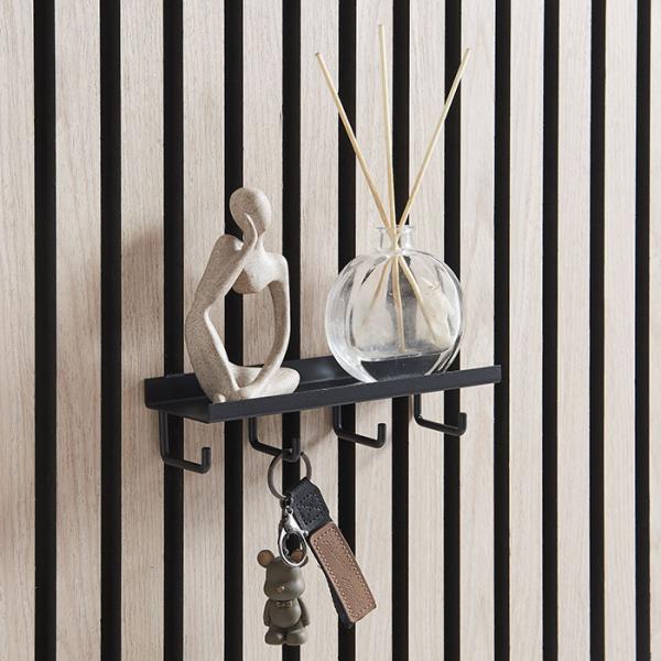 Hylde til akustikpanel inkl. 4 kroge - Dyb - Vandret/lodret