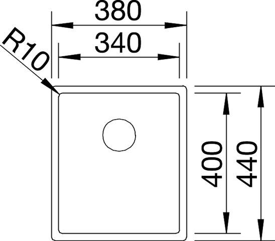 Blanco Claron 340-IF/N k&oslash;kkenvask
