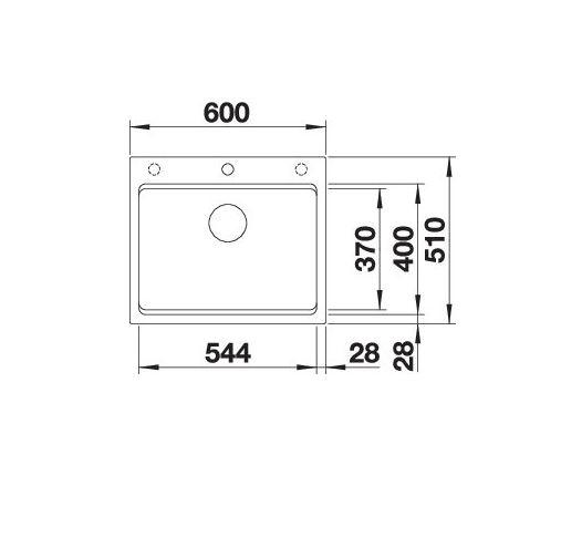 Blanco Etagon 6 k&oslash;kkenvask - Soft white
