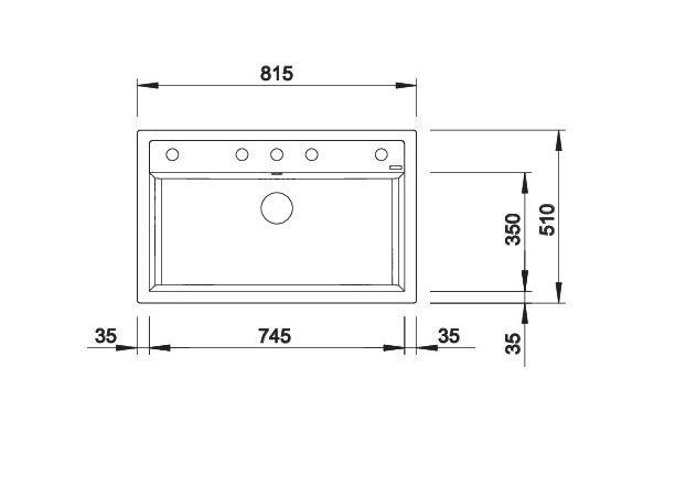 Blanco Dalago 8 MX k&oslash;kkenvask - Vulkangr&aring;